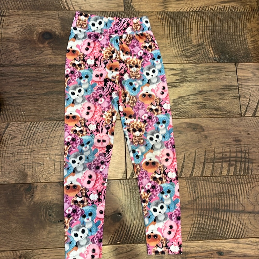 Beanie boo Tye animal Stretchy Leggings